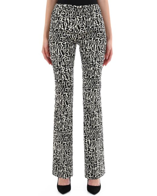 PT01 Black And White Pants in Black - Lyst