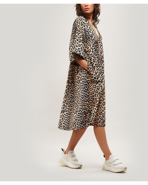 loose leopard print dress