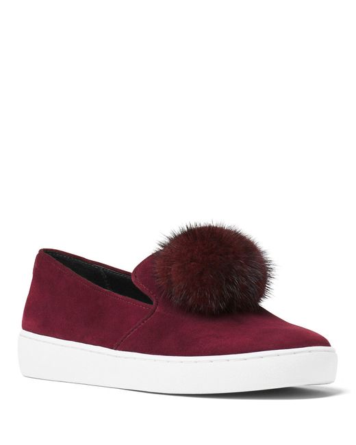 pom mink fur pom earrings Sneaker in pompom Eddy kors Mink Fur Red 34 Michael Save pom mink fur pom earrings Sneaker in pompom Eddy kors Mink Fur Red 34 Michael Save