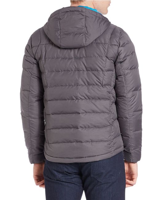 Spyder Quilted Down Jacket in Gray for Men | Lyst