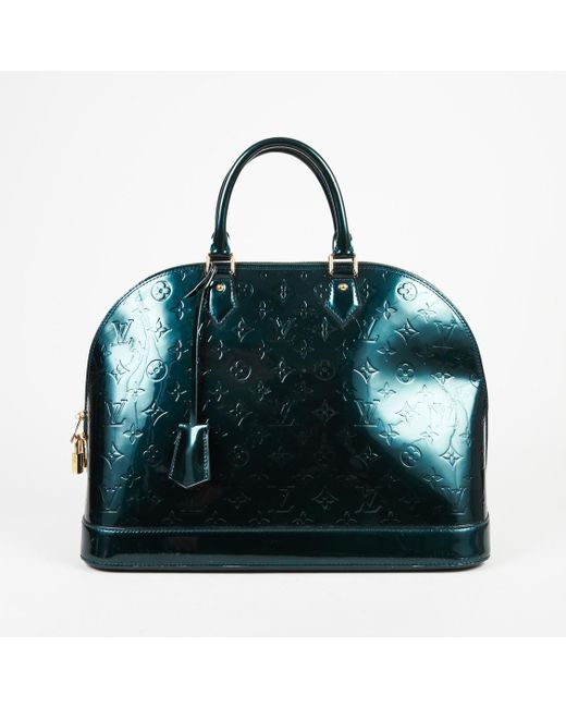 Lyst - Louis Vuitton Monogram Epi Leather &quot;alma Gm&quot; Handbag in Blue
