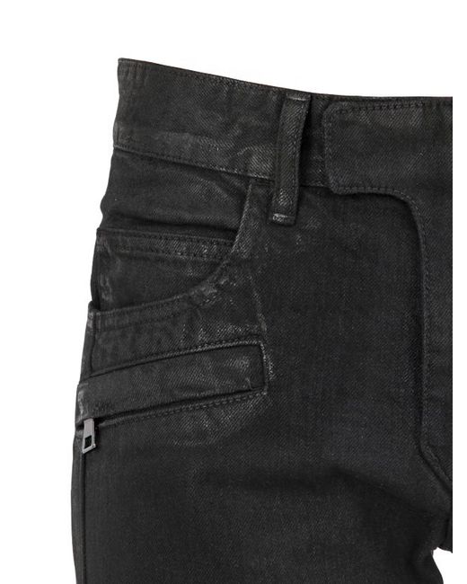 black cotton jeans mens