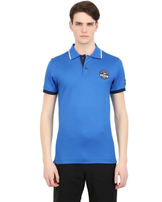 Download Paul & shark Yacht Club Cotton Piquet Polo in Blue for Men ...