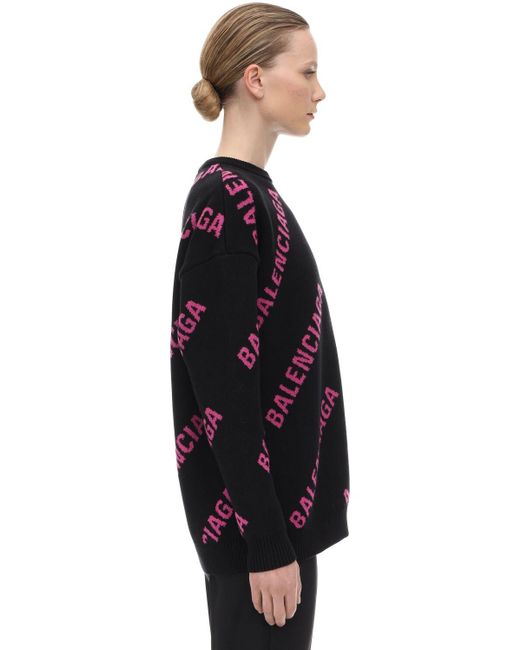 Get Balenciaga Pink Logo Sweater Images