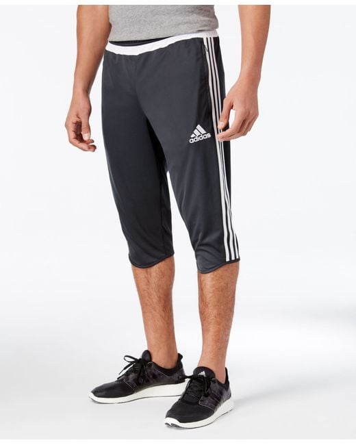 Adidas originals Tiro 15 3/4 Length Climacool Training Pants in Black ...