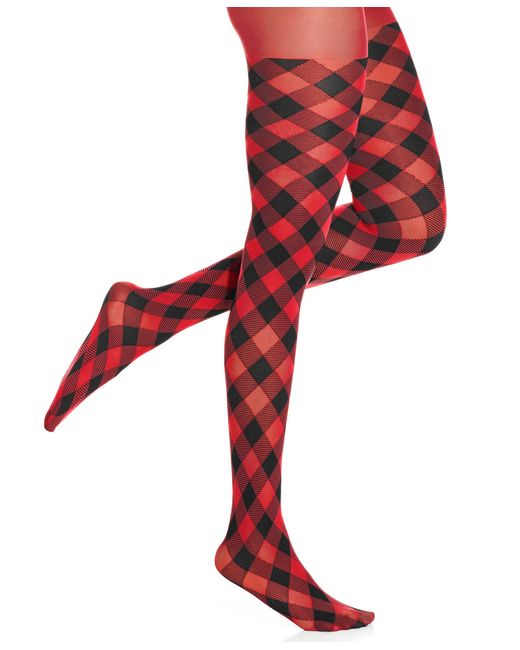 Hue | Red Opaque Tights | Lyst