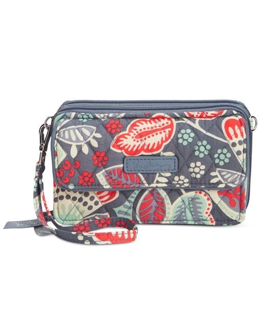 Vera bradley All In One Iphone 6 Plus Crossbody Wristlet in Red | Lyst