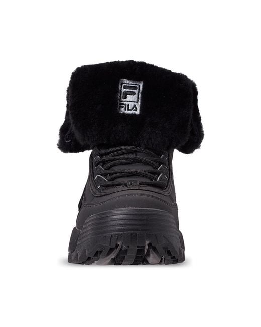 disruptor faux shearling sneaker