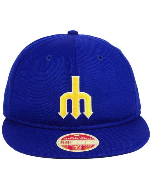 Lyst KTZ Seattle Mariners Heritage Retro Classic 59fifty Fitted Cap