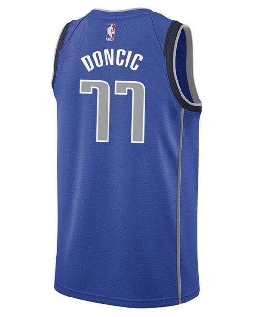 Lyst - Nike Luka Doncic Dallas Mavericks Icon Swingman Jersey in Blue ...