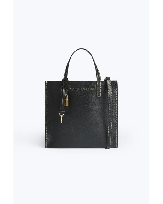 Lyst - Marc Jacobs The Mini Grind Tote in Black