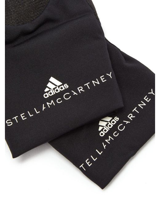 adidas By Stella McCartney Logo Print Fingerless Training Gloves in ...