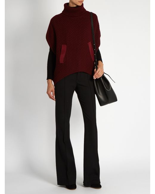 moncler wool turtleneck poncho moncler wool turtleneck poncho