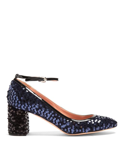 multicolor sequin pumps