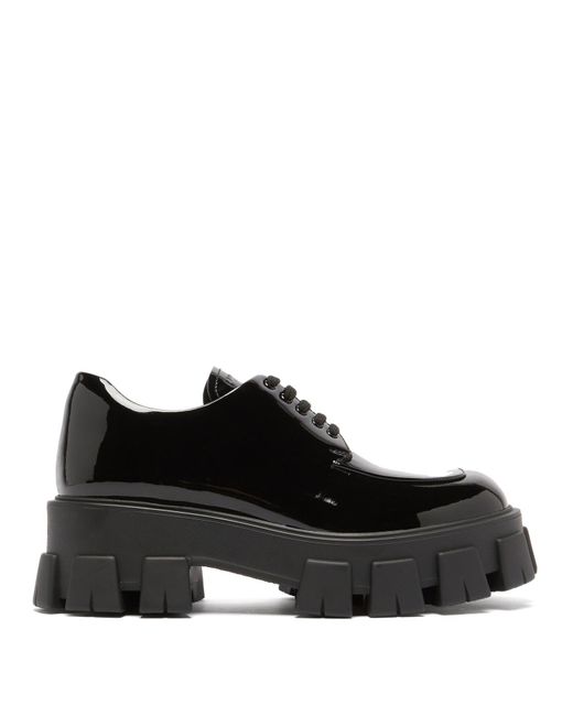 prada lug sole derby shoes