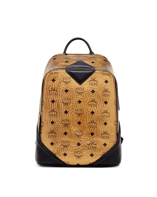mcm backpack yellow