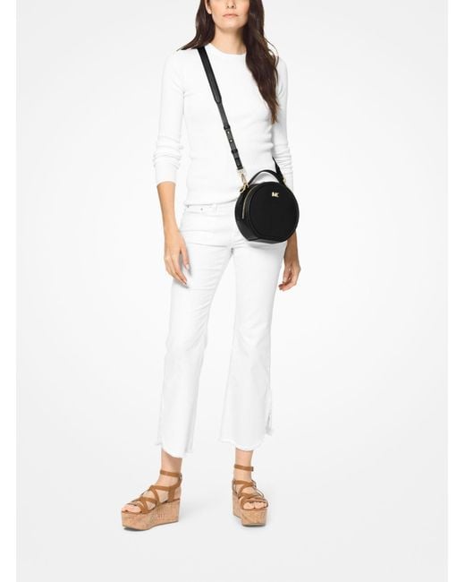 Delaney Medium Logo Canteen Crossbody Bag Delancey Medium Leather