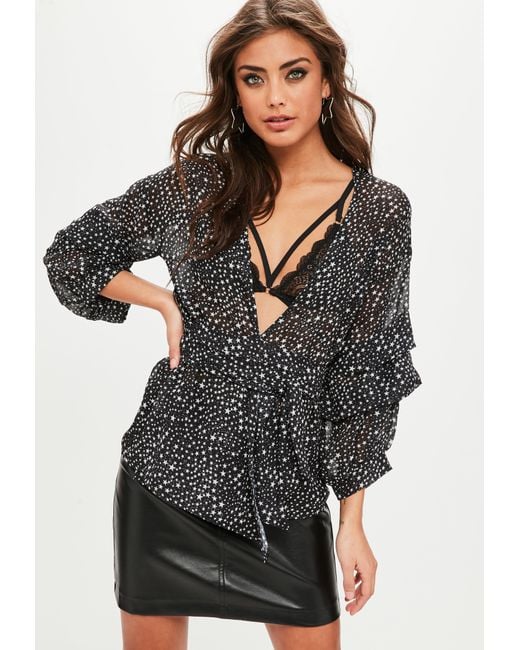 star print blouse uk