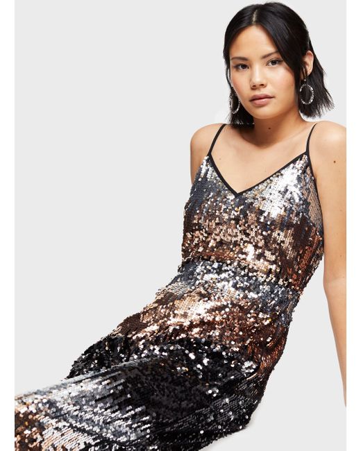 ombre sequin jumpsuit