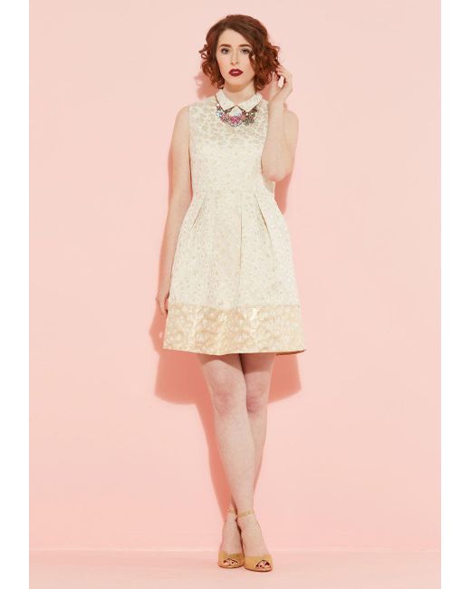 Lyst Erin Fetherston Ont Event Dress In Natural Erin Fetherston Natural Ont Event Dress Lyst