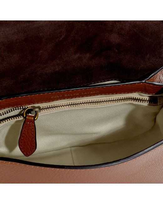 ralph lauren saddle crossbody bag