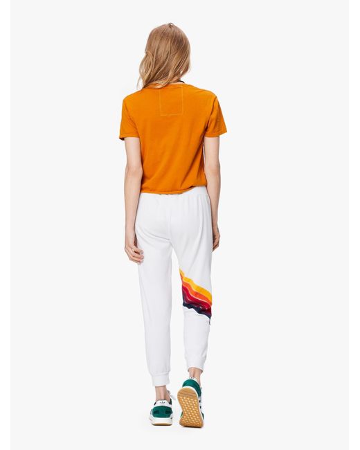 aviator nation cross stripe sweatpants