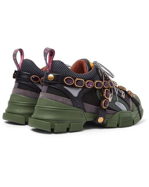 gucci green flashtrek
