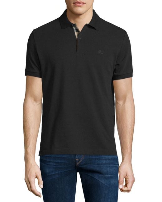 burberry men's polo shirts