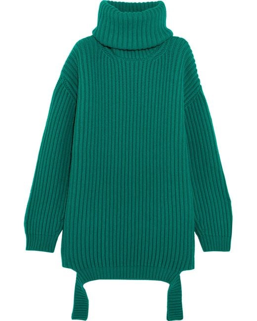 oversized wool turtleneck