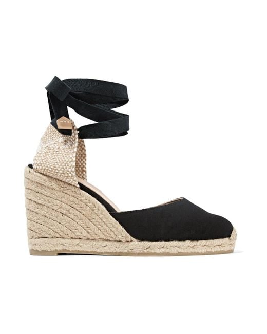 castaner carina espadrilles black