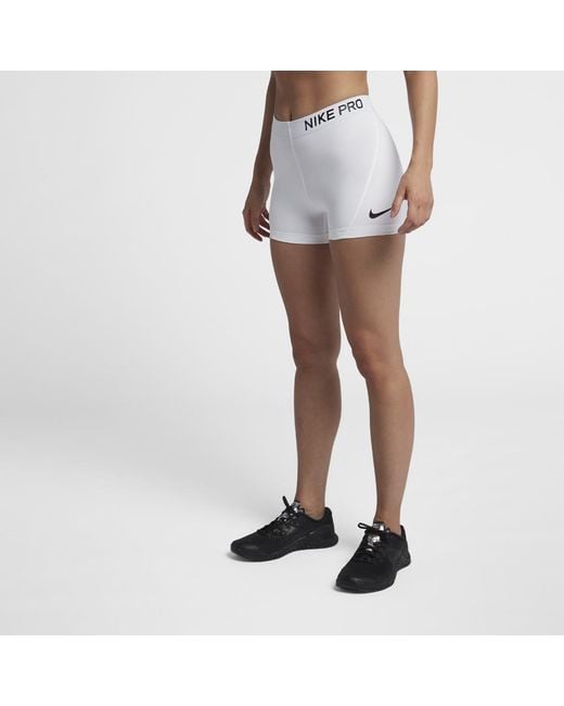 nike sweat shorts white