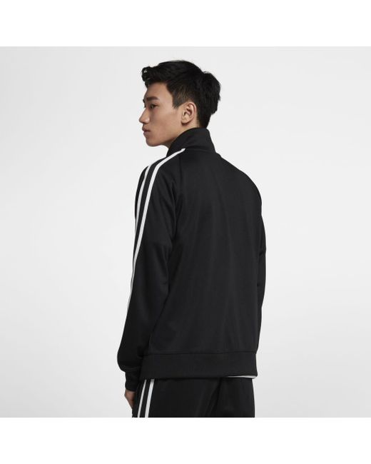 Nike Sportswear N98 Knit Warm-up Jacket in Black for Men - Lyst