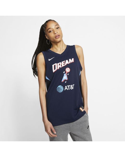 Nike Tiffany Hayes Atlanta Dream Wnba Basketball Jersey in Blue - Lyst