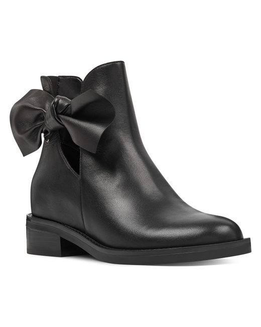 tinasofa bow flat booties