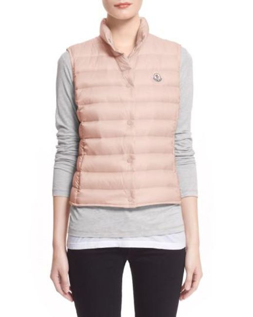 moncler vest pink moncler vest pink