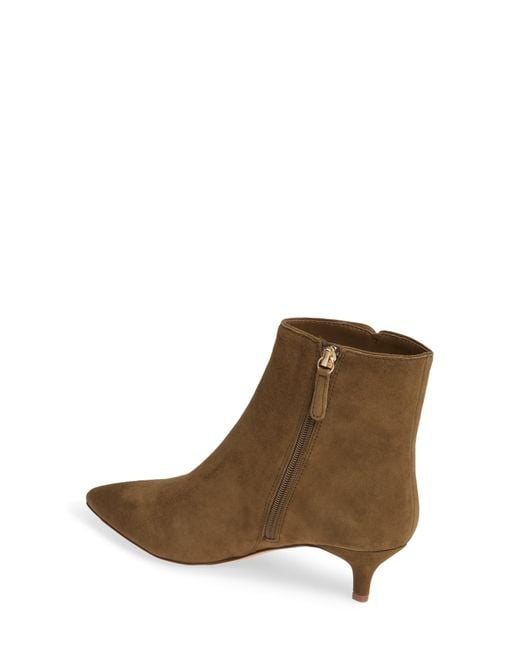bootie with kitten heel