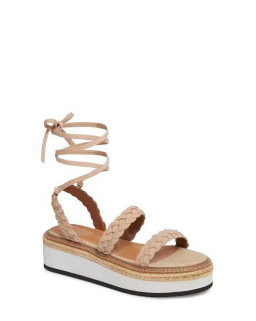 Lyst Alias Mae Nieve Braided Platform Sandalo in Natural Lyst Alias Natural Mae Nieve Braided Platform Sandalo in Natural Alias daad42