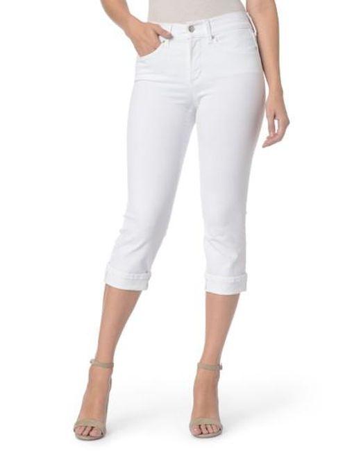 Nydj Marilyn Crop Jeans in White Lyst