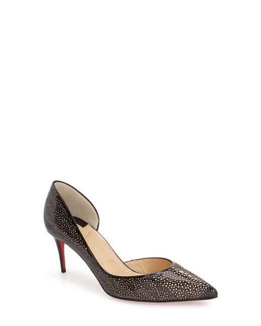 christian louboutin men rollerboy spikes - Christian louboutin \u0026#39;galu\u0026#39; Laser Cut Half D\u0026#39;orsay Pump in Beige ...