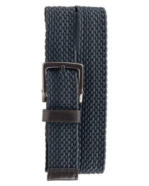 nike stretch woven belt navy
