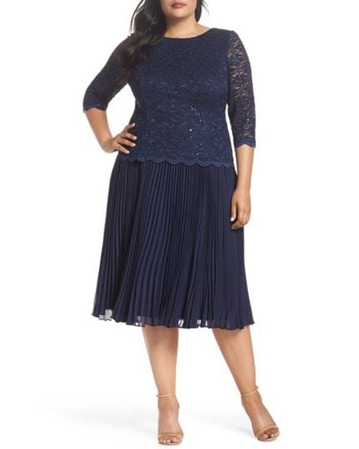 Alex Evenings Tea Length Dress