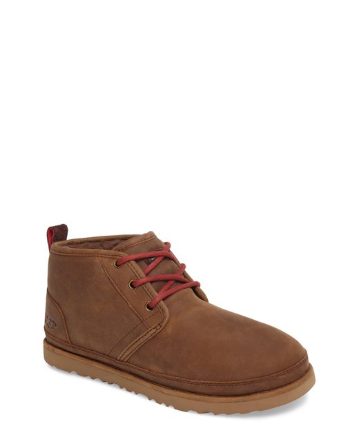 ugg waterproof chukka boot in grizzly