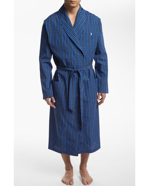 Lyst - Polo Ralph Lauren Woven Robe in Blue for Men