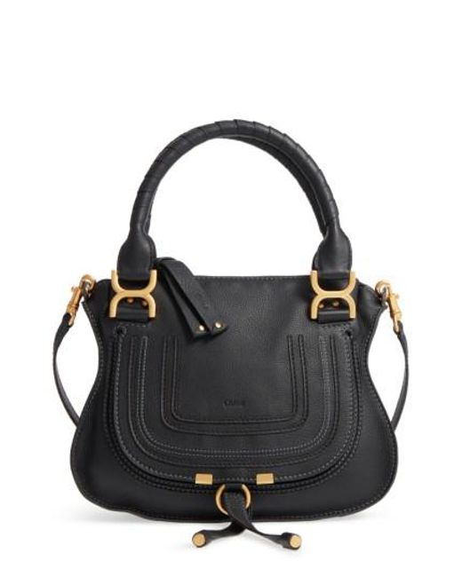 Lyst - Chloé Marcie Small Double Carry Bag in Black