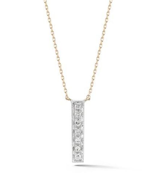 Lyst Dana Rebecca Sylvie Rose Vertical Bar Diamond Pendant Dana Rebecca Metallic Sylvie Rose Vertical Bar Diamond Pendant Necklace Lyst