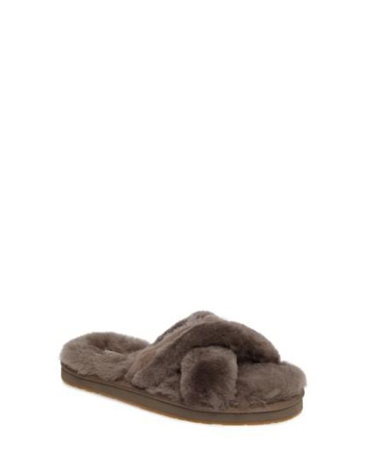 ugg shearling flip flops