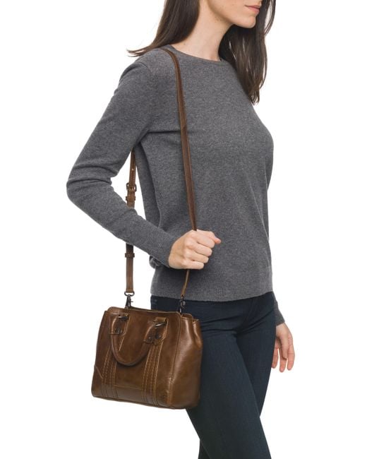 Frye Mini Melissa Leather Crossbody Bag in Brown - Lyst