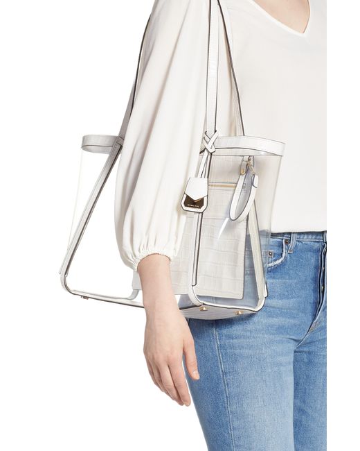 michael kors whitney clear tote