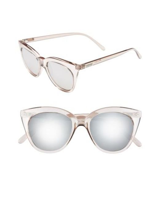 Le specs Halfmoon Magic 51mm Cat Eye Sunglasses - Stone ...