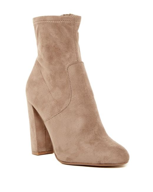 Lyst Steve Madden Echo Bootie In Brown